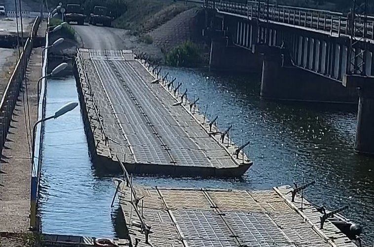 Движение по понтонному мосту в Никопольском районе приостановили до пятницы